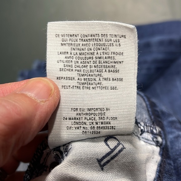 Pilcro and the Letterpress High-Rise Skinny Jeans Size 29 - Picture 6 of 8